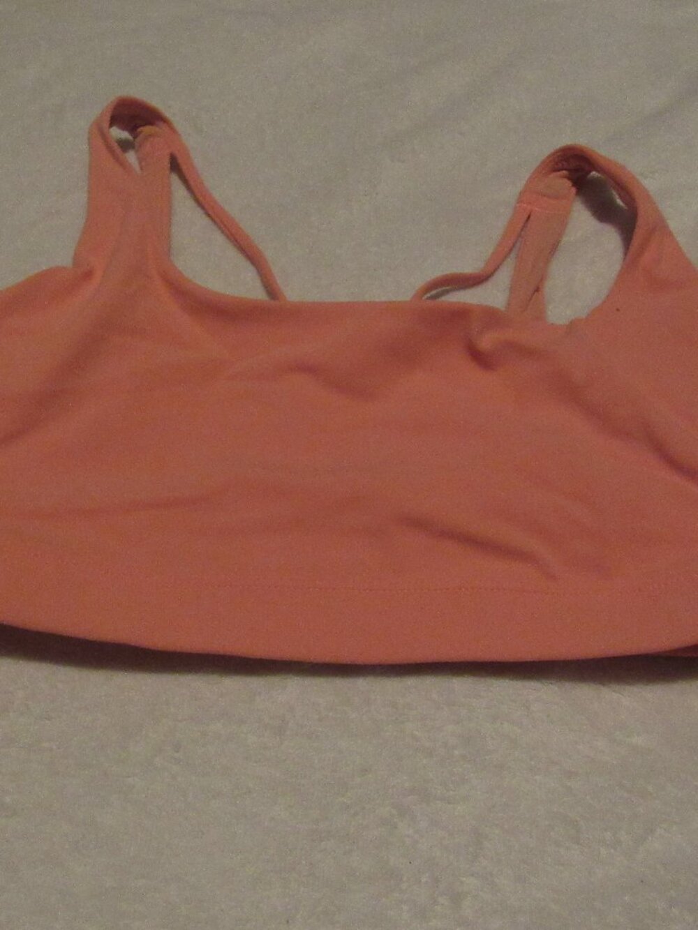 Athleta Coral Sports Bra Size Large USED - Picture 1 of 3